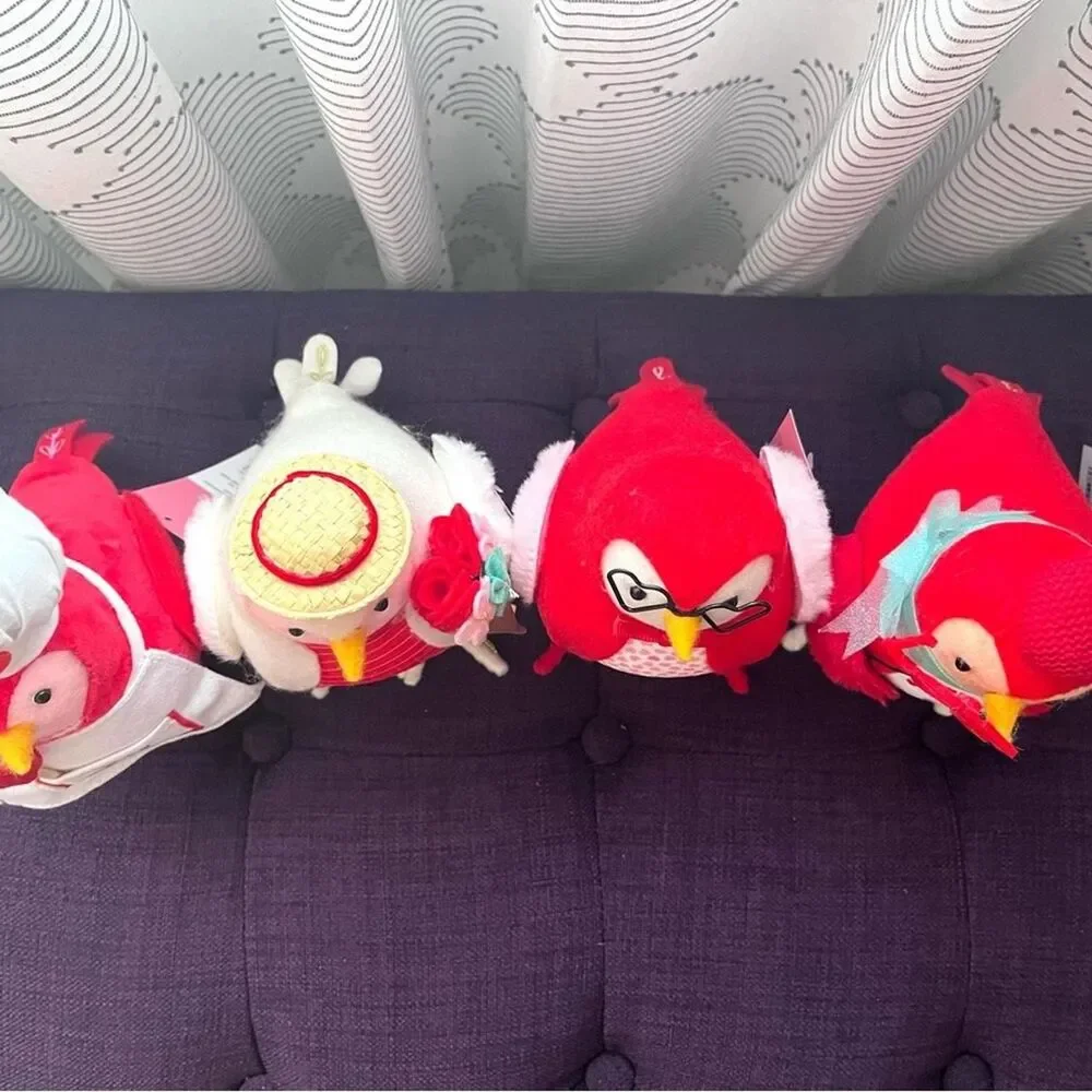 Target Spritz Feathery Friends 2023 Valentine’s Day Birds Set of 4 - NWT